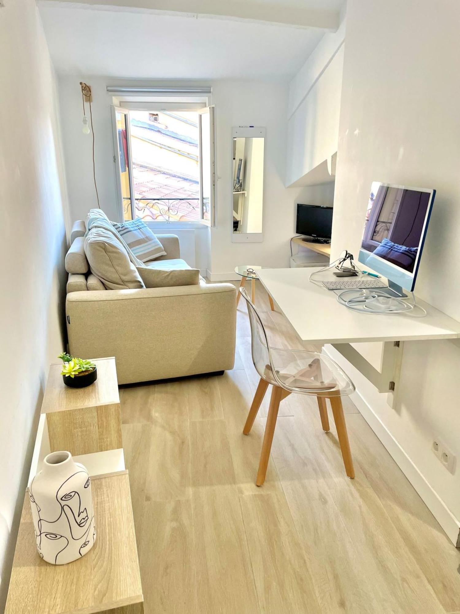 "Charmant Studio Moderne" Centre, Proche Plage Menton Bagian luar foto