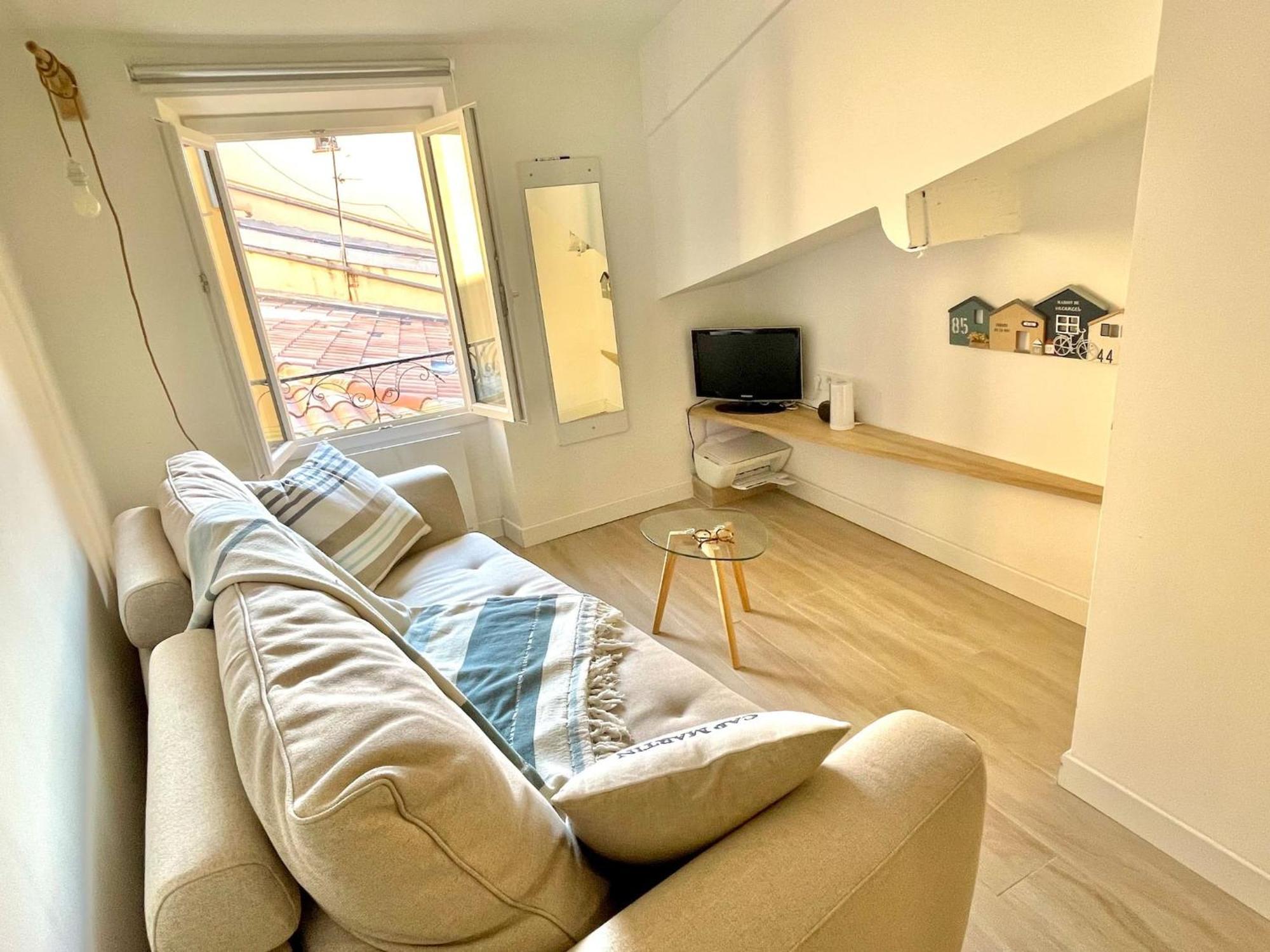 "Charmant Studio Moderne" Centre, Proche Plage Menton Bagian luar foto