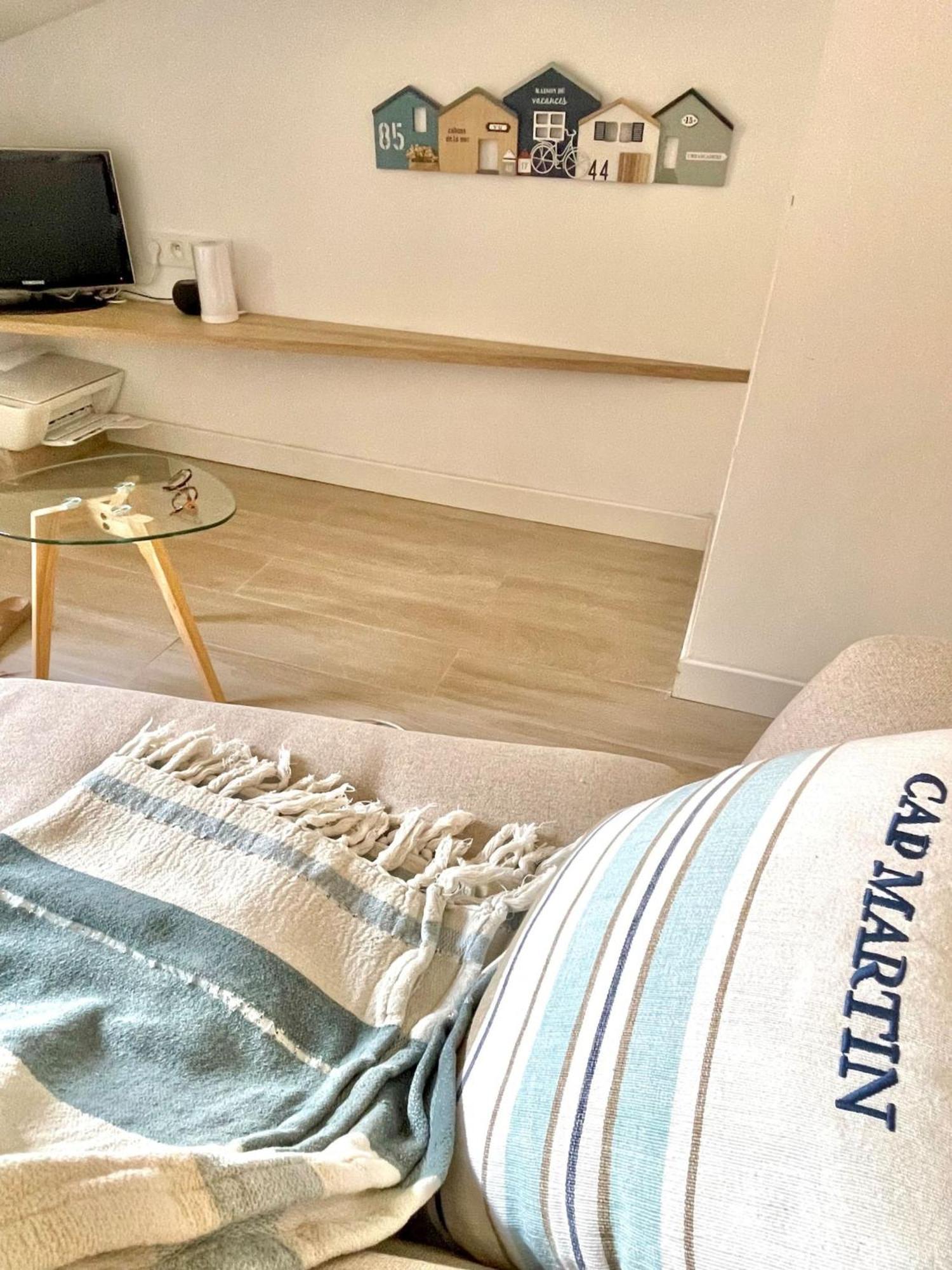 "Charmant Studio Moderne" Centre, Proche Plage Menton Bagian luar foto